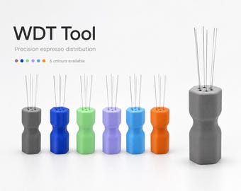 Magnetische WDT-tool voor espresso, 3D-geprinte koffiedistributietool, barista-naaldverdeler, opslag koffiezetapparaat