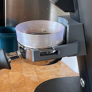 Turin / Solo / DF64 / DF64P / DF83 portafilter holder | grind into portafilter