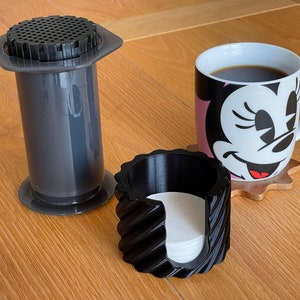 Aeropress filter paper caddy for aeropress paper holder aero press customisable colour gift idea aeropress drip system storage thing