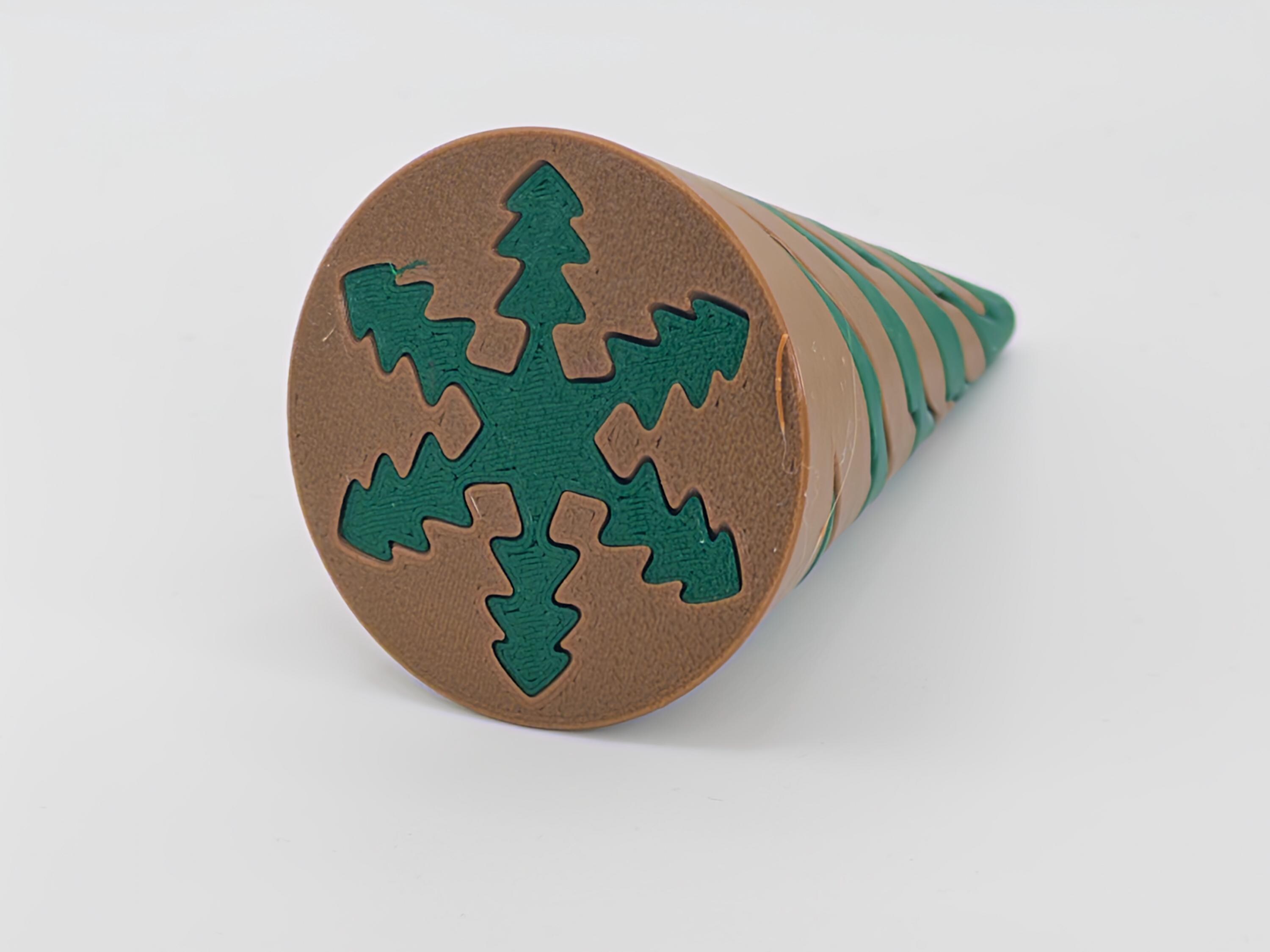 3D Printed Christmas Tree Fidget Toy: Holiday Stress Reliever ...