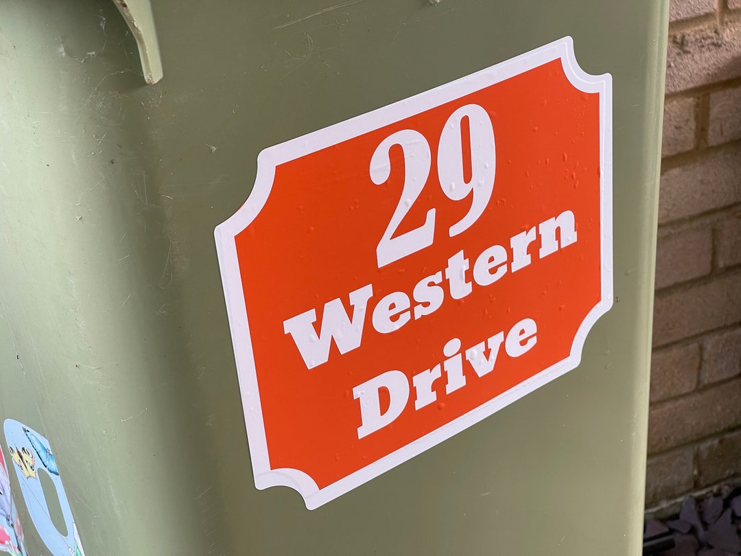 Colourful Custom Wheelie Bin Stickers Custom Stickers Etsy