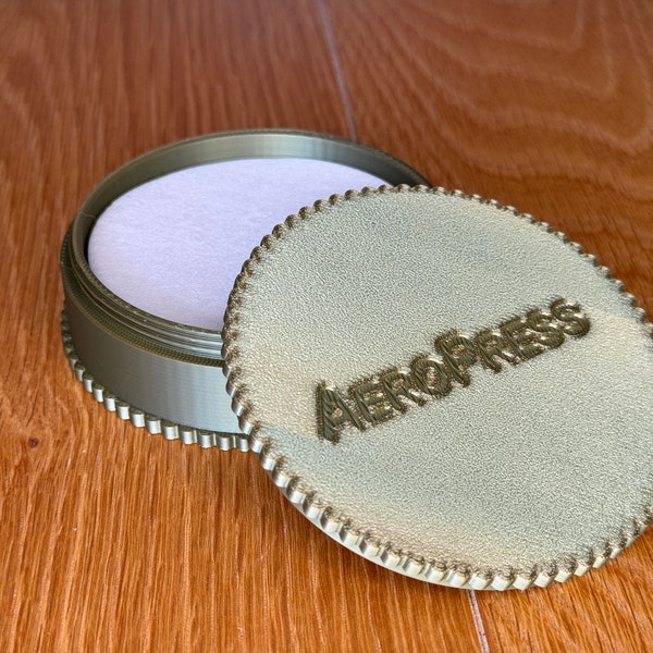 AeroPress XL filter paper storage aero press XL storage filter paper carry case aeropress XL travel holder drip coffee pour over coffee