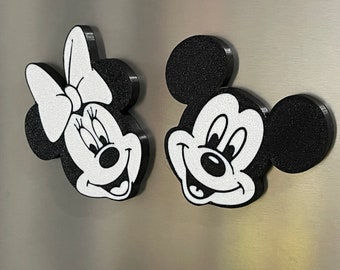 Aimants pour réfrigérateur Mickey mouse / Minnie mouse