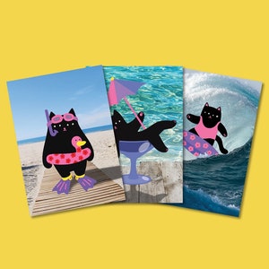 Pack ÉTÉ 3 cartes postales