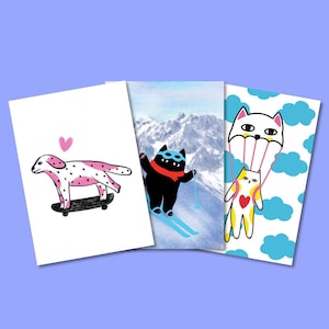 Pack MIGNONS 3 cartes postales
