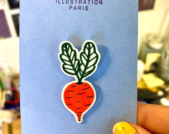 Radish pin