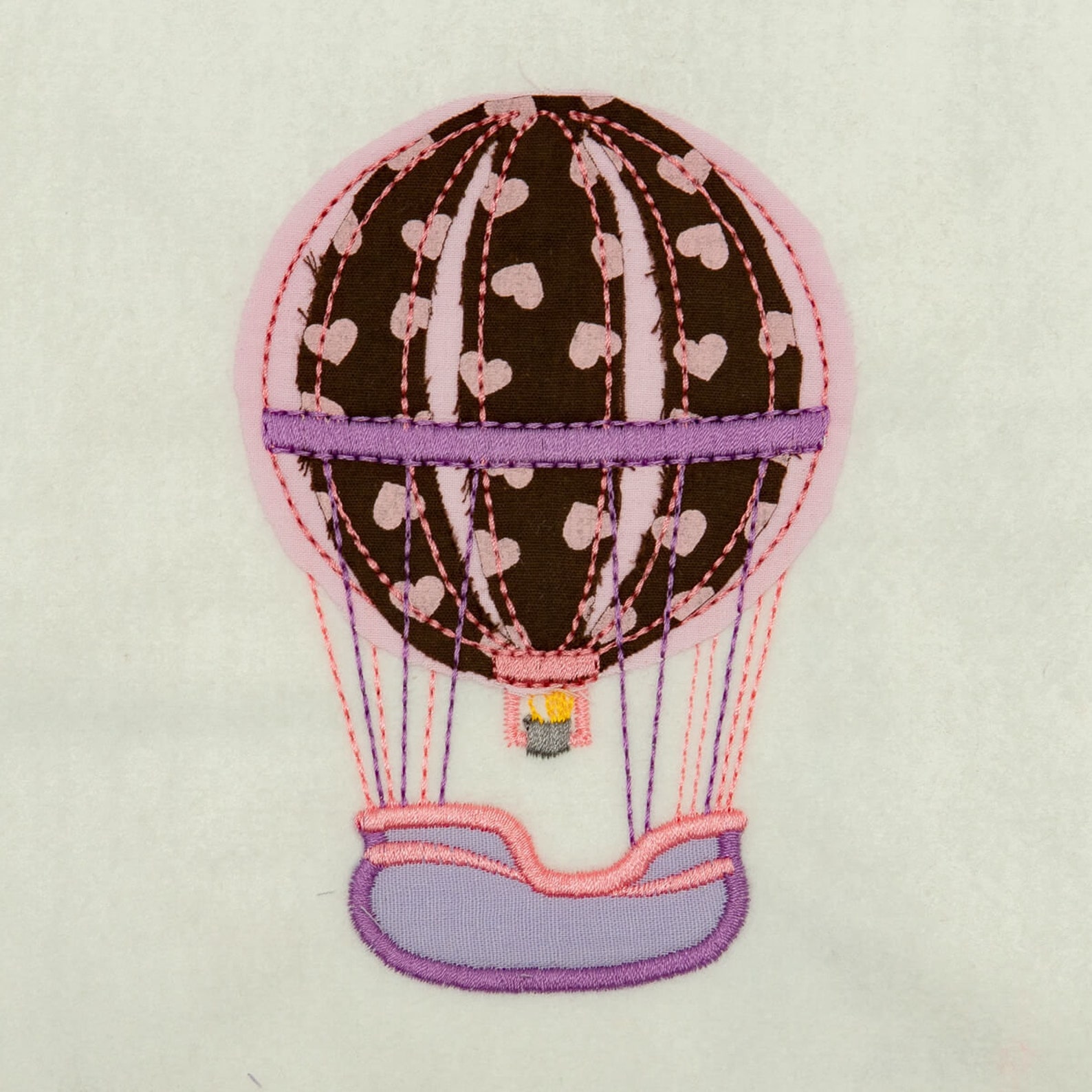 Hot Air Balloon applique Embroidery Design 6 Different Etsy