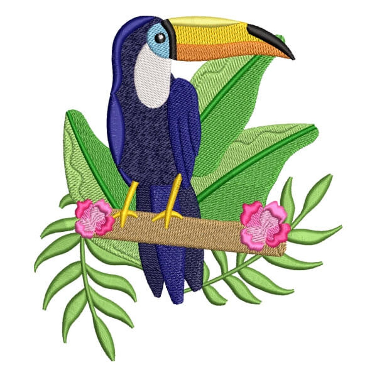 Realistic toucan embroidery design 5 different sizes for  etsy Realistic toucan embroidery design 5 different sizes for  etsy