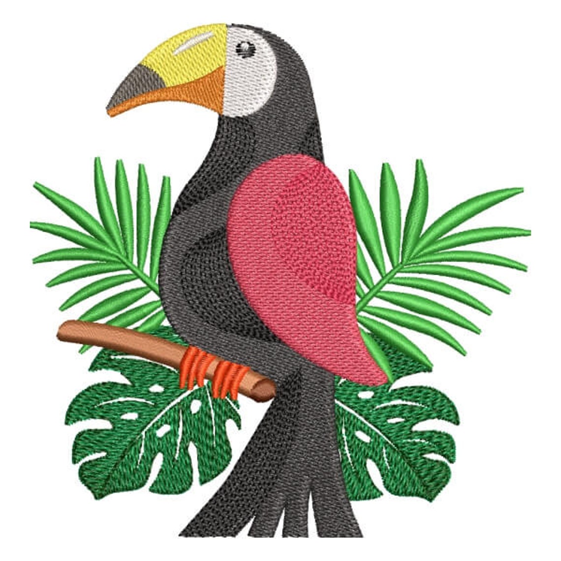 Realistic toucan embroidery design 5 different sizes for  etsy Realistic toucan embroidery design 5 different sizes for  etsy