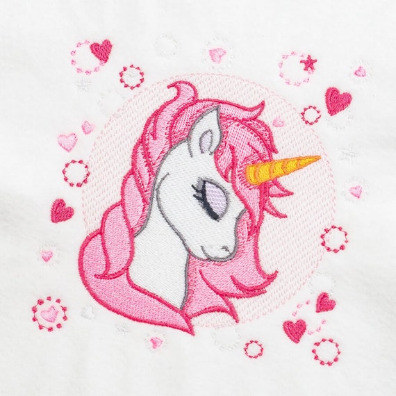 Unicorn Embroidery Design 7 Different Sizes for Instant | Etsy