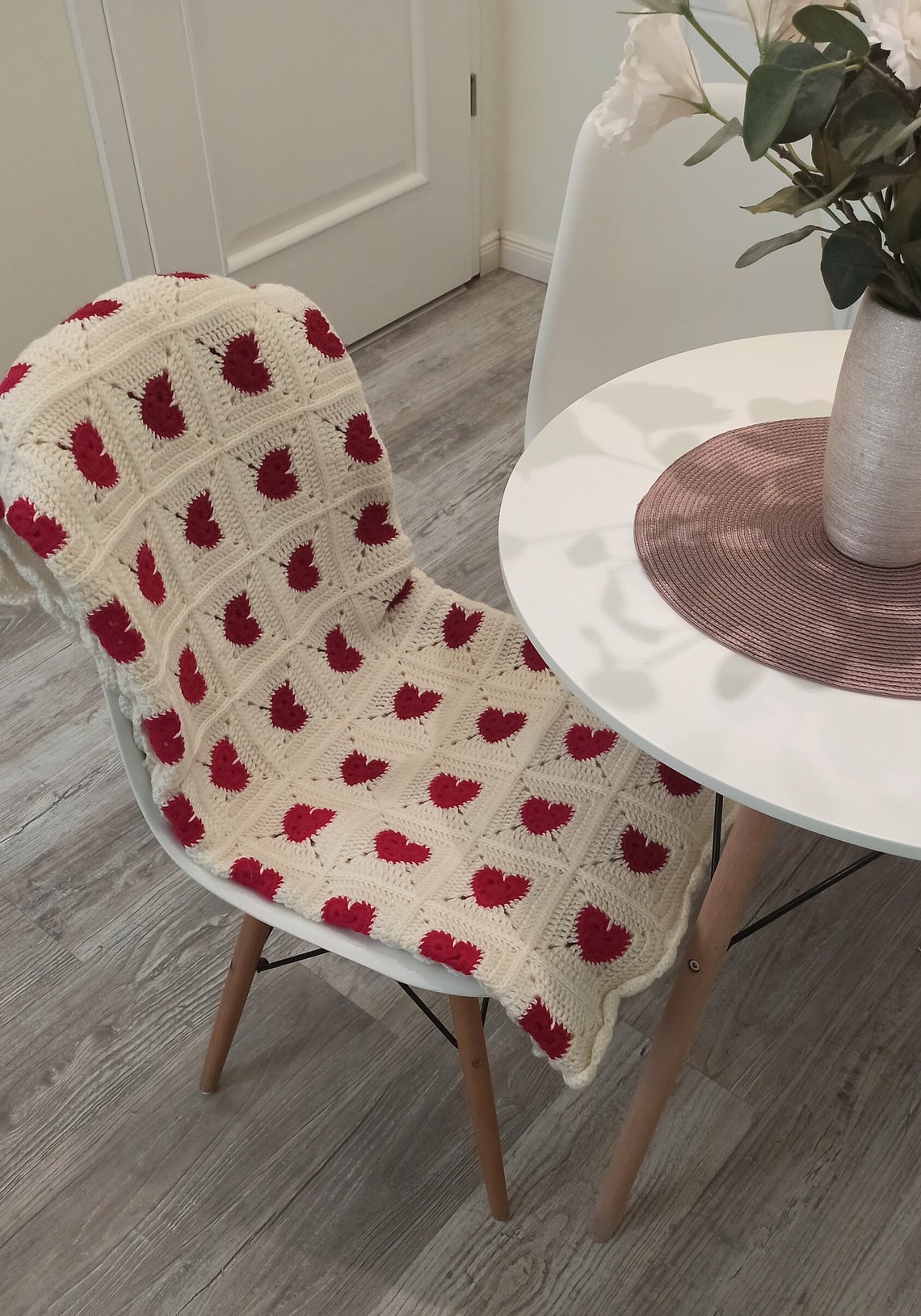 Single Crochet Blanket, Single Bed Blanket, Single Bed Throw, Crochet