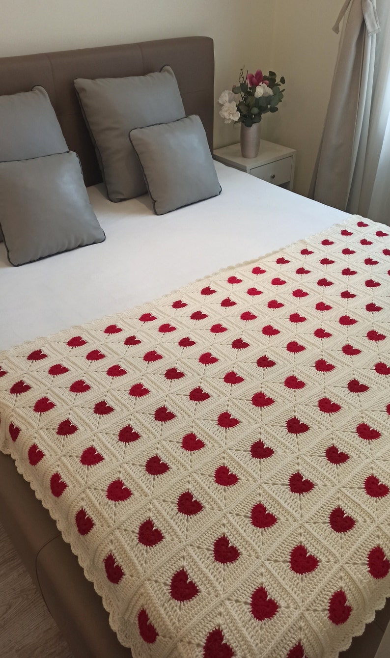 Single Crochet Blanket Single Bed Blanket Single Bed Throw Etsy