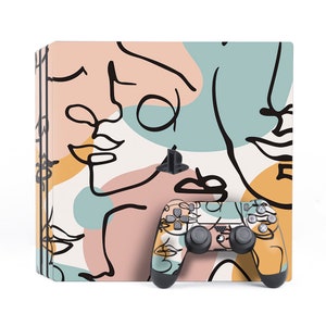 ps4 skin abstract ps4 skin face ps4 skin modern art ps4 skin pastel Controller Skin Playstation PS4 Slim Skin PS4 Fat PS4 Pro Skin PS4 Pro
