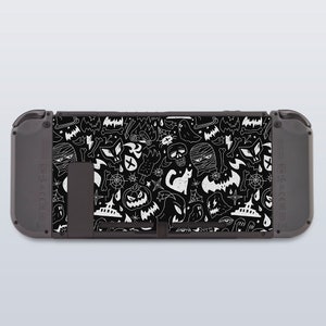 Switch Skin Black Switch Skin Horror Switch Skin Goth Dark Aesthetic ...