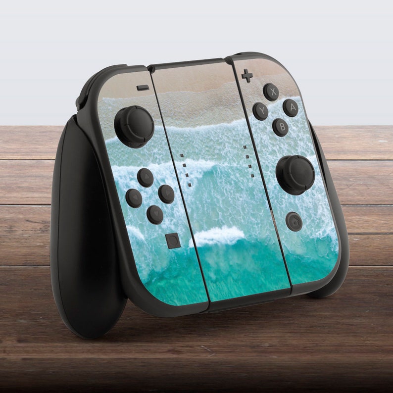switch skin beach switch skin ocean switch skin sand switch skin sea Joy Con skin Dock decal Console Sticker Joy Con decal Dock skin Control