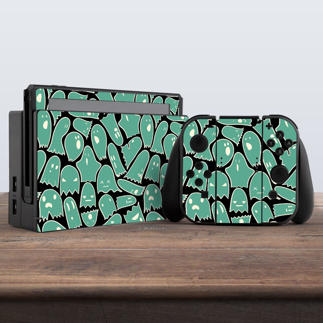 Switch Skin Ghost Switch Skin Halloween Phantom Vinyl Sticker Horror ...