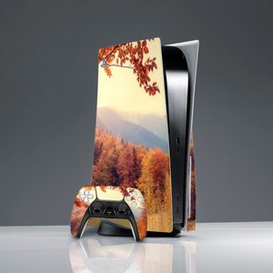 Nature art skin PS 5 controller PS 5 console cover sticker decal ps 5 skin tree PS 5 skin Console Skin inspirational skin friends gift men