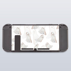 Switch Skin White Skin Ghost Switch Skin Halloween Aesthetic Vinyl ...