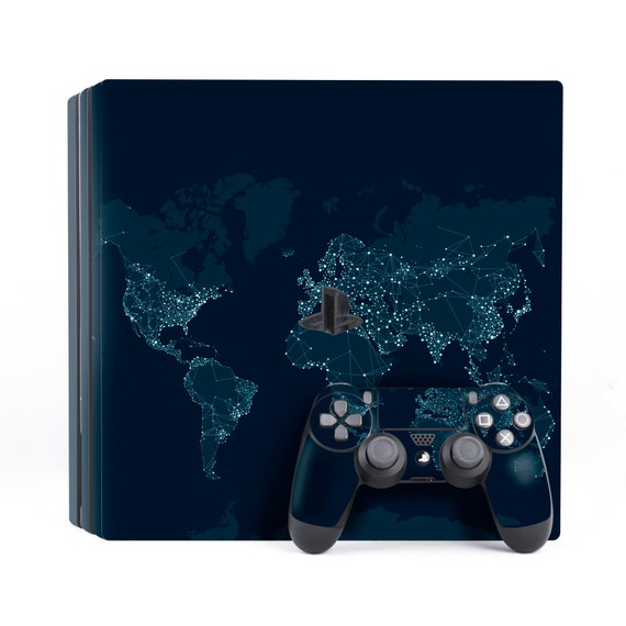 Ps4 Skin Warld Map Ps4 Skin Retro Ps4 Skin Vintage Ps4 Skin 