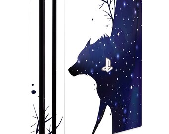 Vinil Skin para PS4 Lobo jogo abstrato - TenStickers