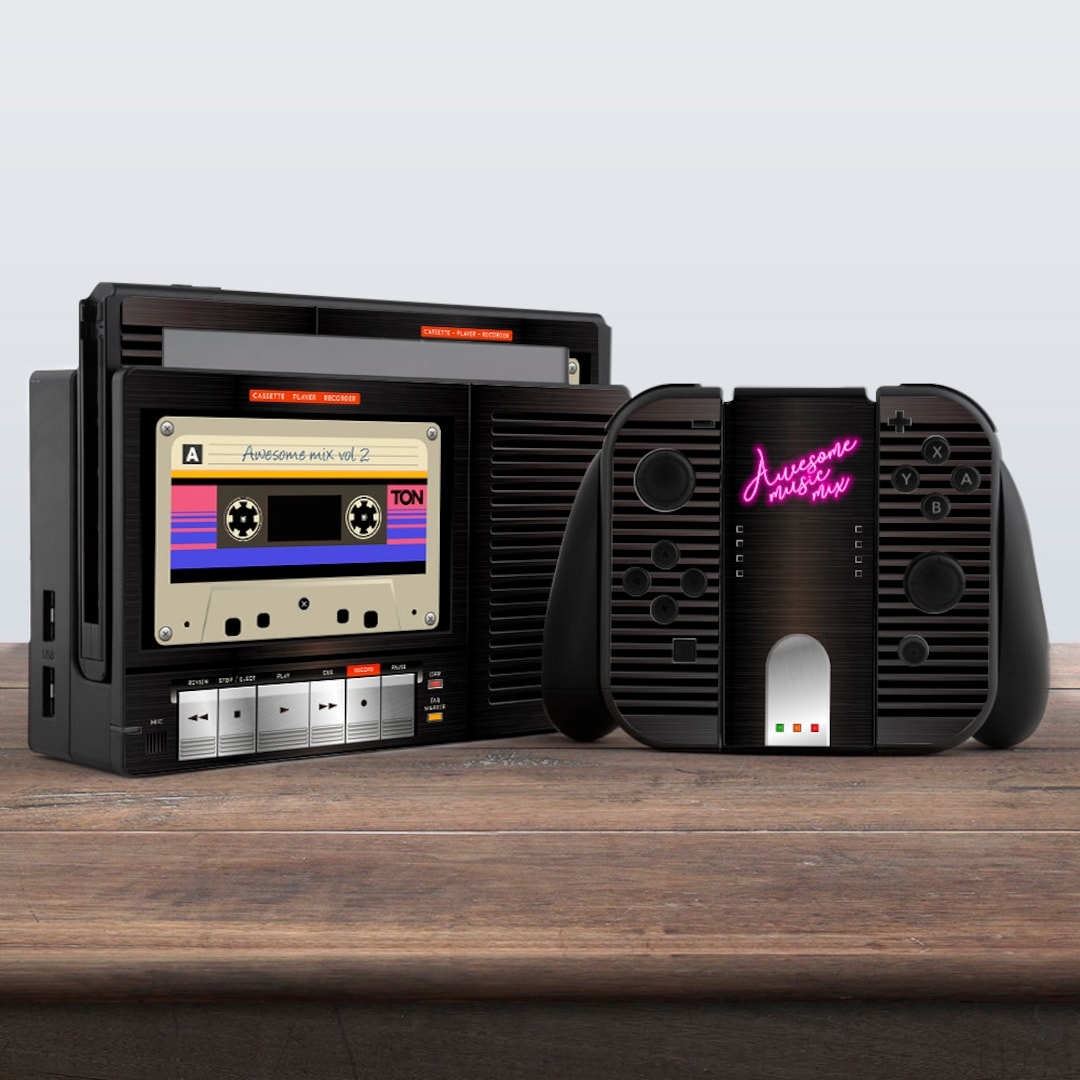 Switch Skin Retro Switch Skin Vintage 90s Switch Skin Cassette Vinyl ...