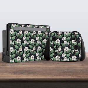 Zweig der gereiften Baumwolle Nintendo Switches Zubehör Switch Joy Con Haut Dock Aufkleber Sticker Wrap Switch Haut Konsolenhaut Aufkleber
