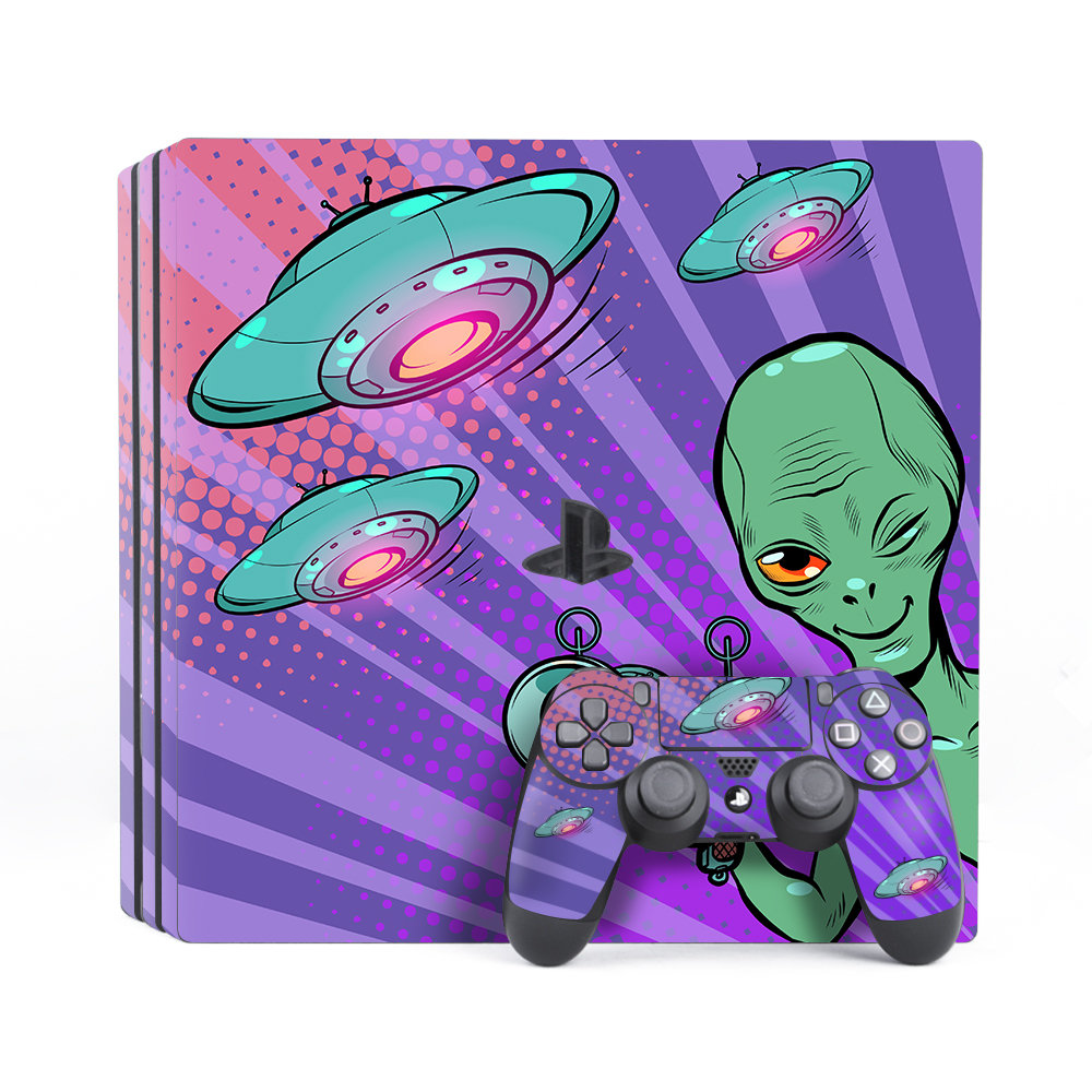 Skin adesivo para ps4 pro modelo 020 pop arte skins