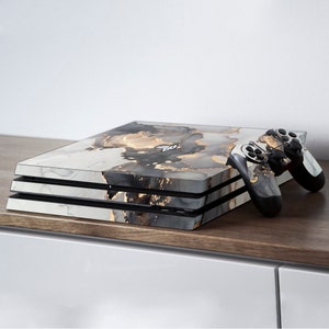 ps4 skin gold ps4 skin ink ps4 skin black ps4 skin marble PS4 Slim Sticker ps4 classic console decal PS4 Pro Sticker PS4 Pro sticker wrap image 5