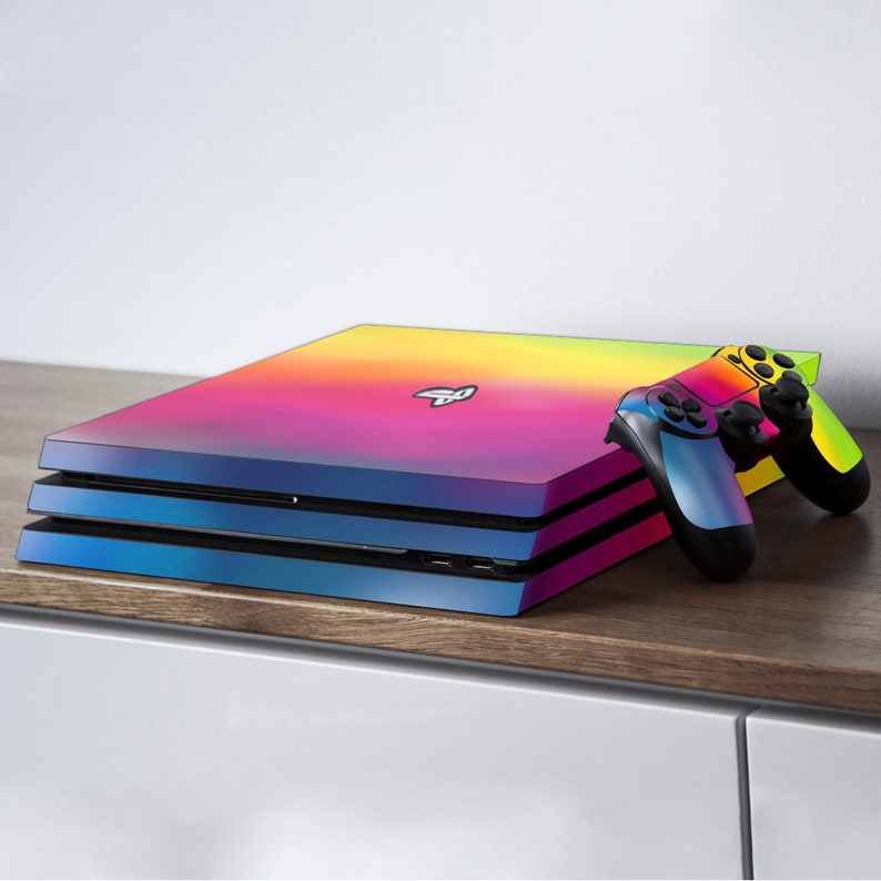 Download Ps4 skin rainbow ps4 skin gradient ps4 skin spectre ps4 skin | Etsy