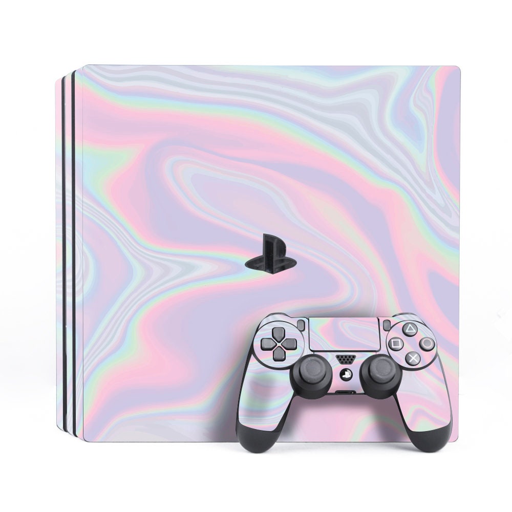 Download Ps4 Pastel Wavy Ps4 Holo Skin Ps4 Skin Ps4 Abstract Skin Ps4 Slim Dualshock 4 Ps4