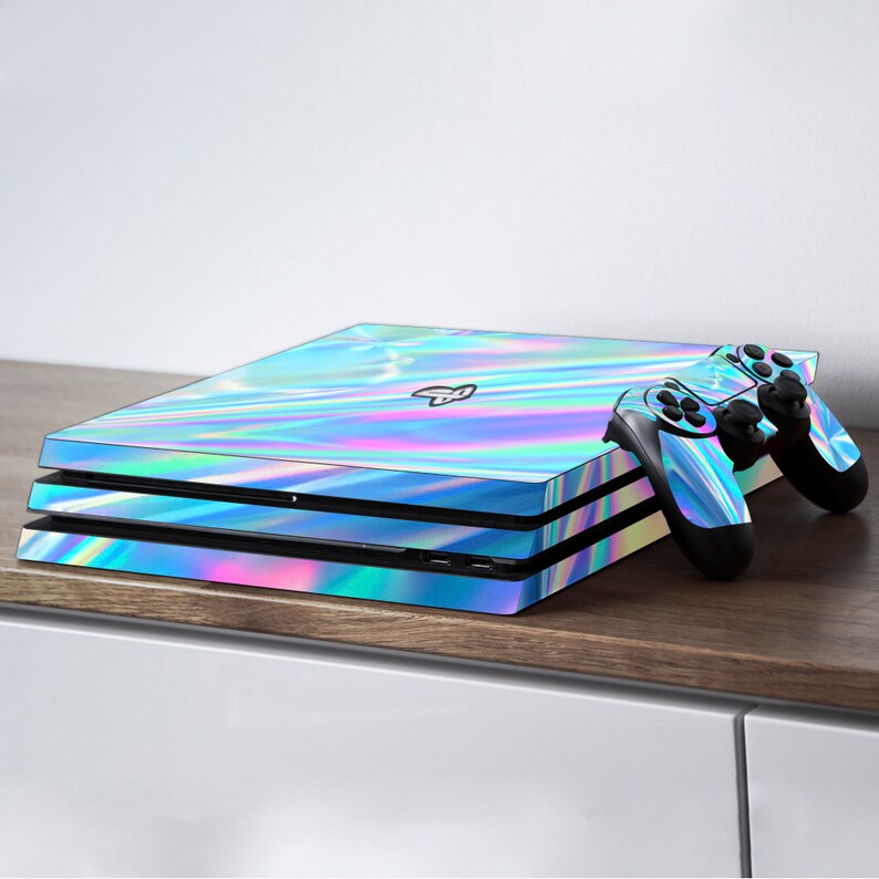 Ps4 Unicorn Skin Ps4 Skin Iridescent Ps4 Skin Holographic Ps4 Etsy