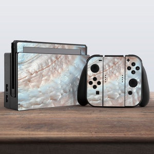 Nintendo skin shell Light skin Controller Decal Sea shell Sticker decal Controller Skin Switch skin Geek gift Joy Con Friends gift Nintendo