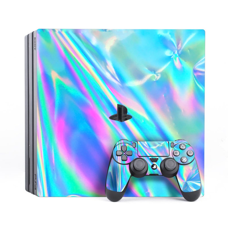 Ps4 Unicorn Skin Ps4 Skin Iridescent Ps4 Skin Holographic Ps4 Etsy