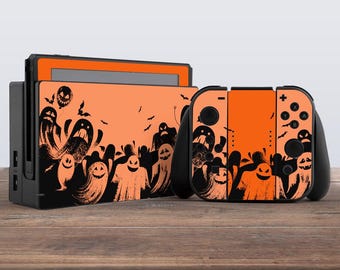 レトロオレンジ Nintendo Switch Lite スキン - Etsy 日本