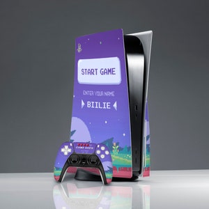 PS 5 skin gamer Adesivo personalizzato Skin personalizzata ps 5 edizione digitale adesivo ps 5 Controller PS 5 Console skin adesiva avvolgente console PS 5