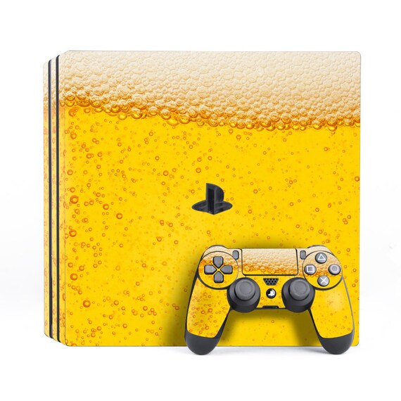 Ps4 skin beer ps4 skin fun ps4 skin alcohol ps4 skin yellow Etsy