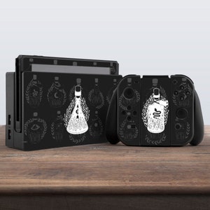 Witchcraft art skin Nintendo switches skin Black magic skin Full wrap skin Switch Joy Con skin Sticker wrap Nintendo switches accessories