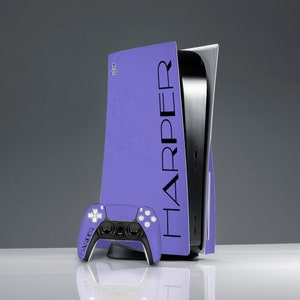 Pastel purple skin PS skin name ps 5 skin custom personalized gift friends gift sticker decal PS 5 console cover ps skin violet PS 5 sticker