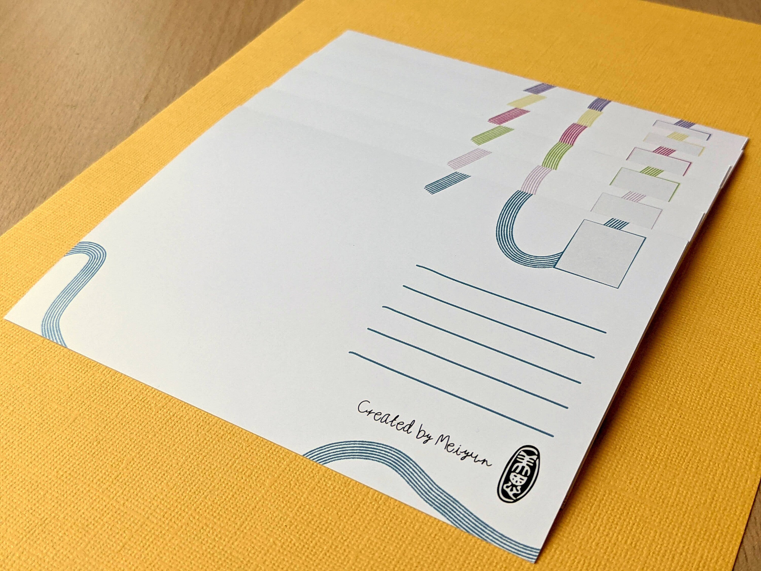 Pack of 6 Assorted Abstract Postcards A6 Etsy