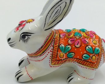 Rabbit statue, Metal rabbit, rabbit decoration, metal rabbit statue, Metal sculpture, metal animal, rabbit sculpture, rabbit metal art,bunny