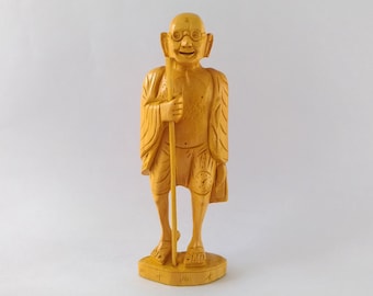 Mahatma Gandhi Wooden Statue | Hand carved statue | Gandhi Ji | Political and Public figure Mahatma Gandhi | hand made statue