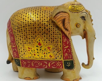 Wooden Elephant, Carved Elephant, Big elephant, Engraved elephant, Hand Carved, Antique elephant, Gift, Home decor, Elephant figurine