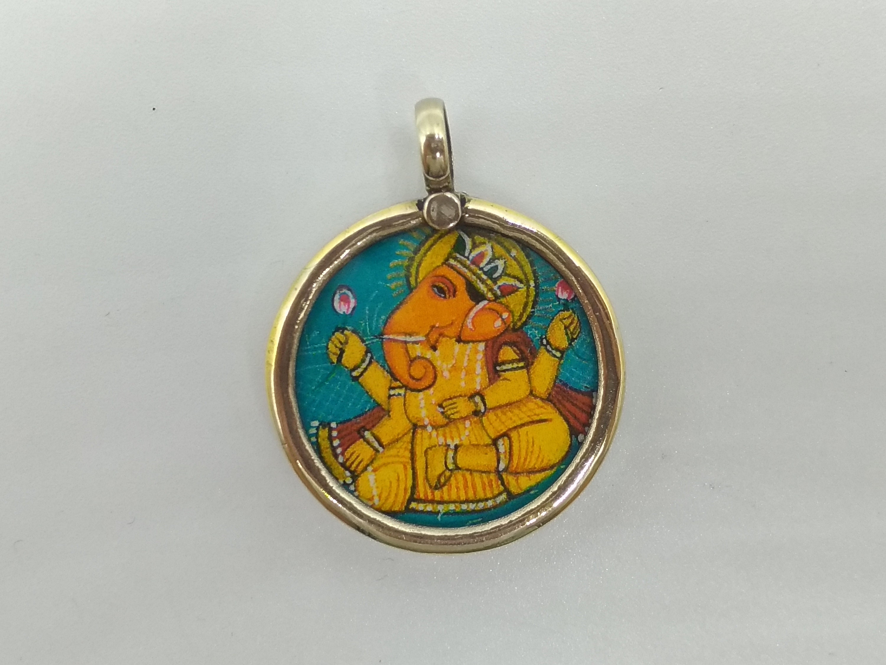 Ganesh pendant Ganesh Necklace Indian God Hindu God Etsy