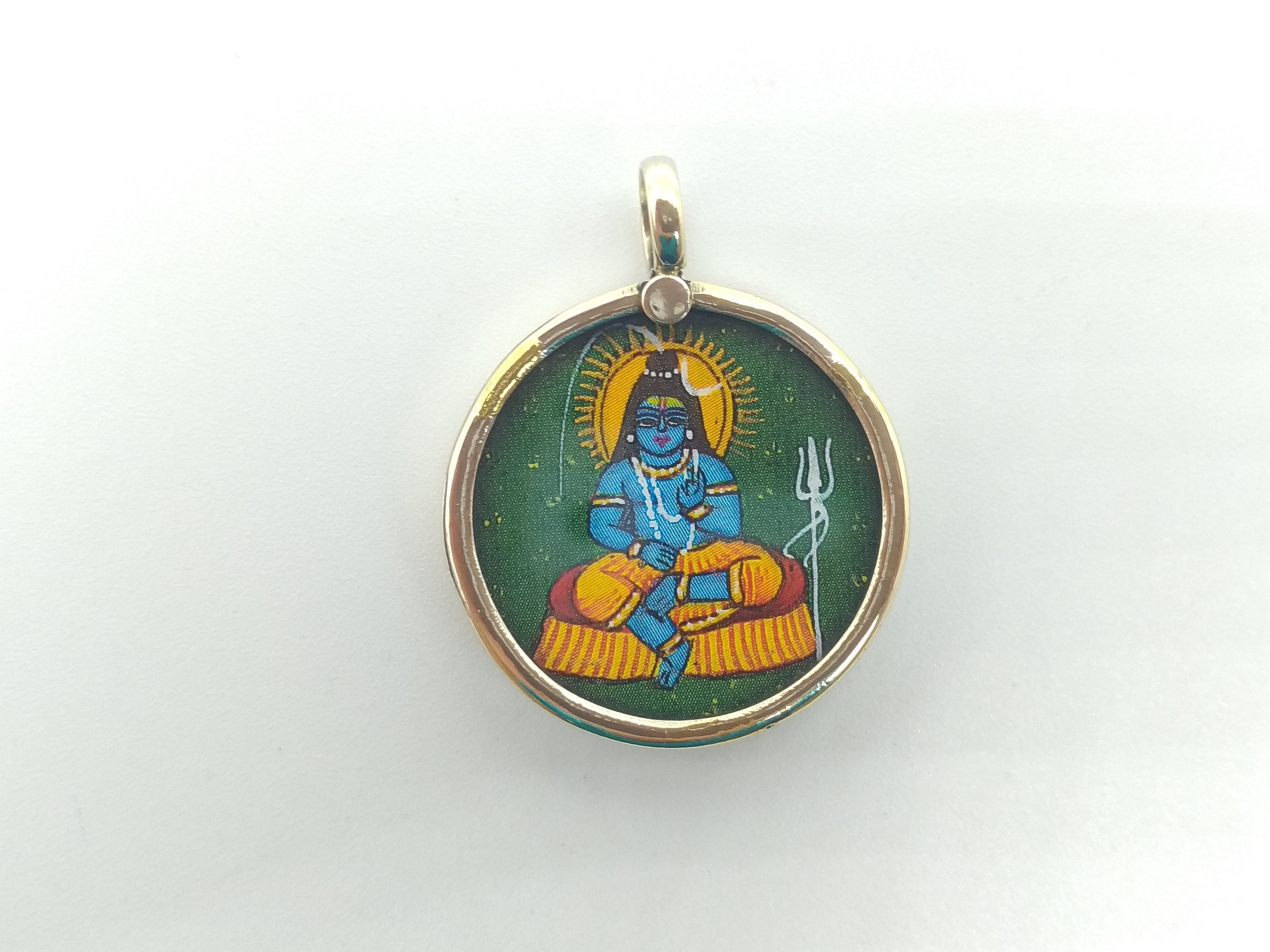 Shiva Necklace Shiva Pendant Indian God Hindu God Etsy