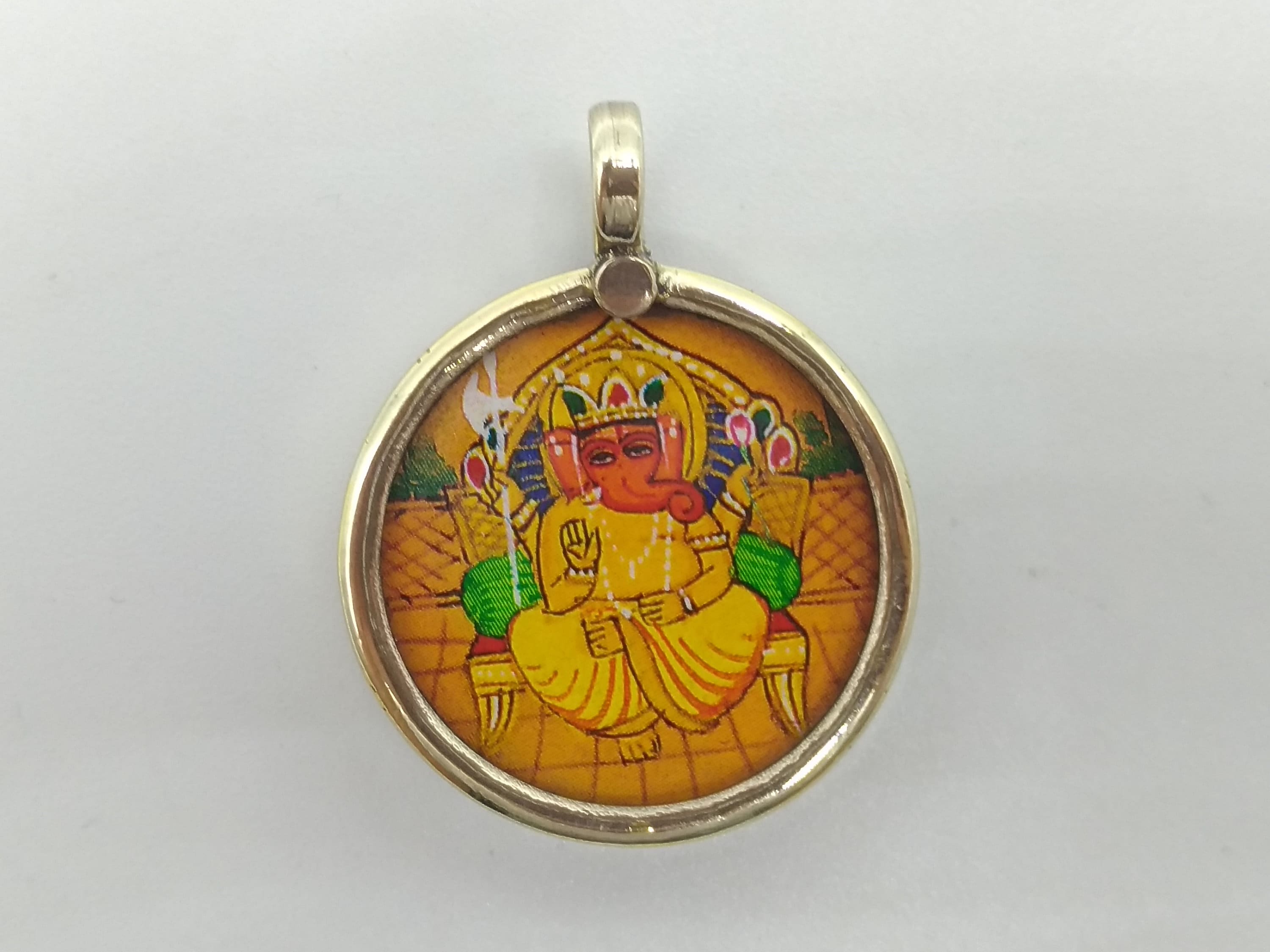 Ganesh pendant Ganesh Necklace Indian God Hindu God Etsy