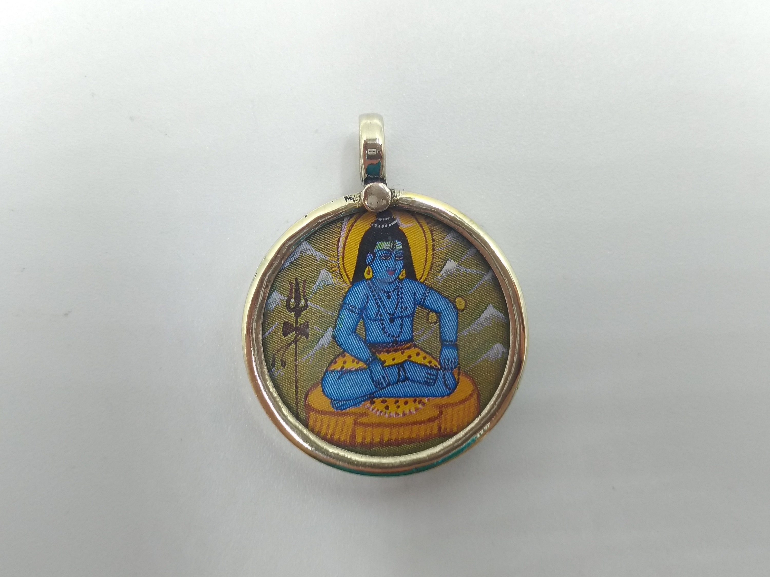 Shiva Necklace Shiva Pendant Indian God Hindu God Etsy