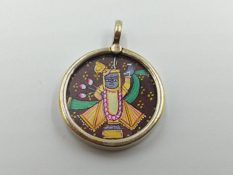 Krishna Necklace Krishna Pendant Indian God Hindu God Etsy UK