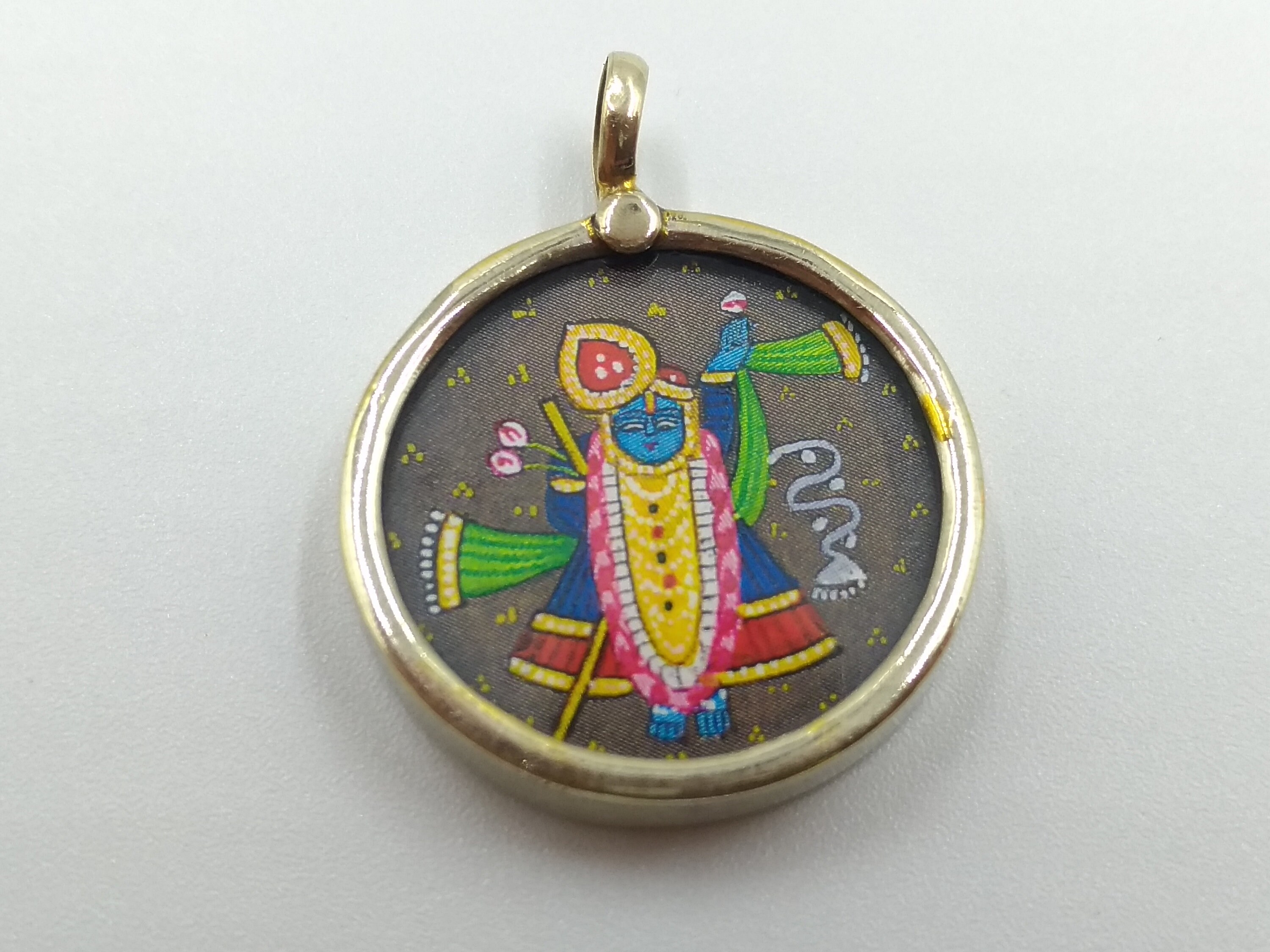 Krishna Necklace Krishna Pendant Indian God Hindu God Etsy