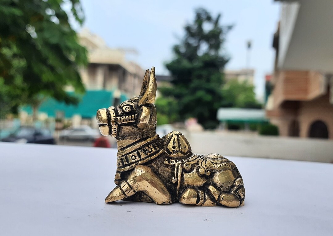 Brass Nandi Statue ,nandi Sculpture ,vastu Nandi ,brass Shiv Vaahan