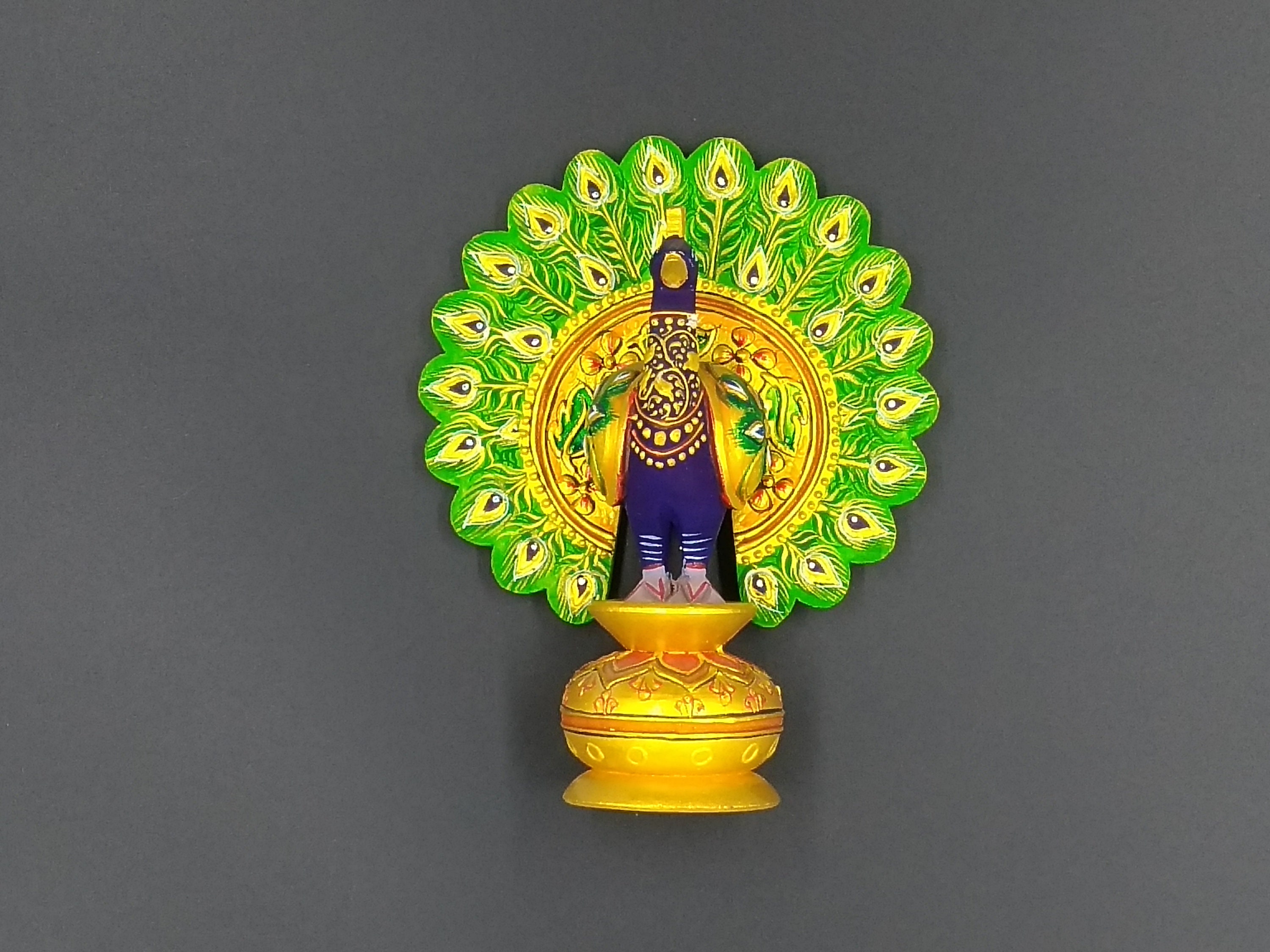 Peacock Statue Peacock Figurine Peacock Home Decor Display Etsy